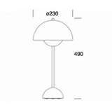 FlowerPot VP3 bordlampe fra Lampemesteren.dk